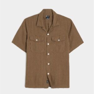 Todd Snyder LINEN PANAMA SHIRT IN HOPSACK, Men’s size Large